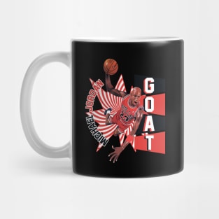 MJ Goat Basketball Legend Team! Mug